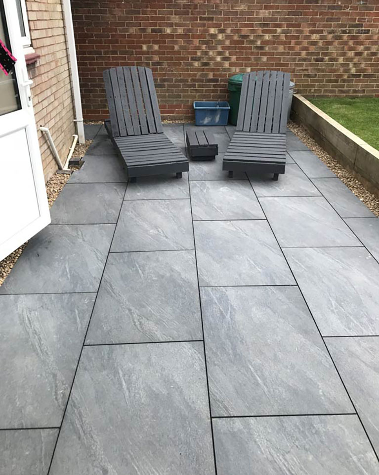 Anthracite Porcelain Patio