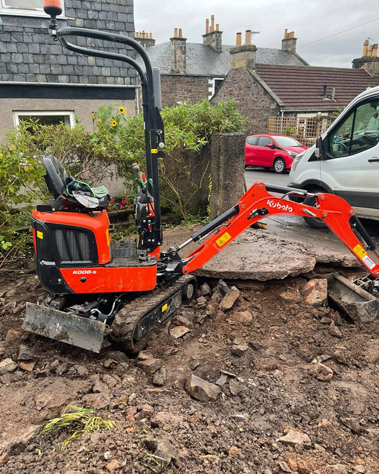 Plant Hire Fife Digger3