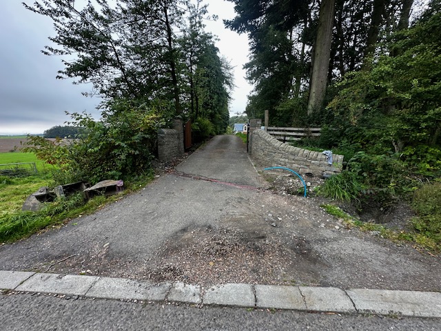 Fife Farm Road Before